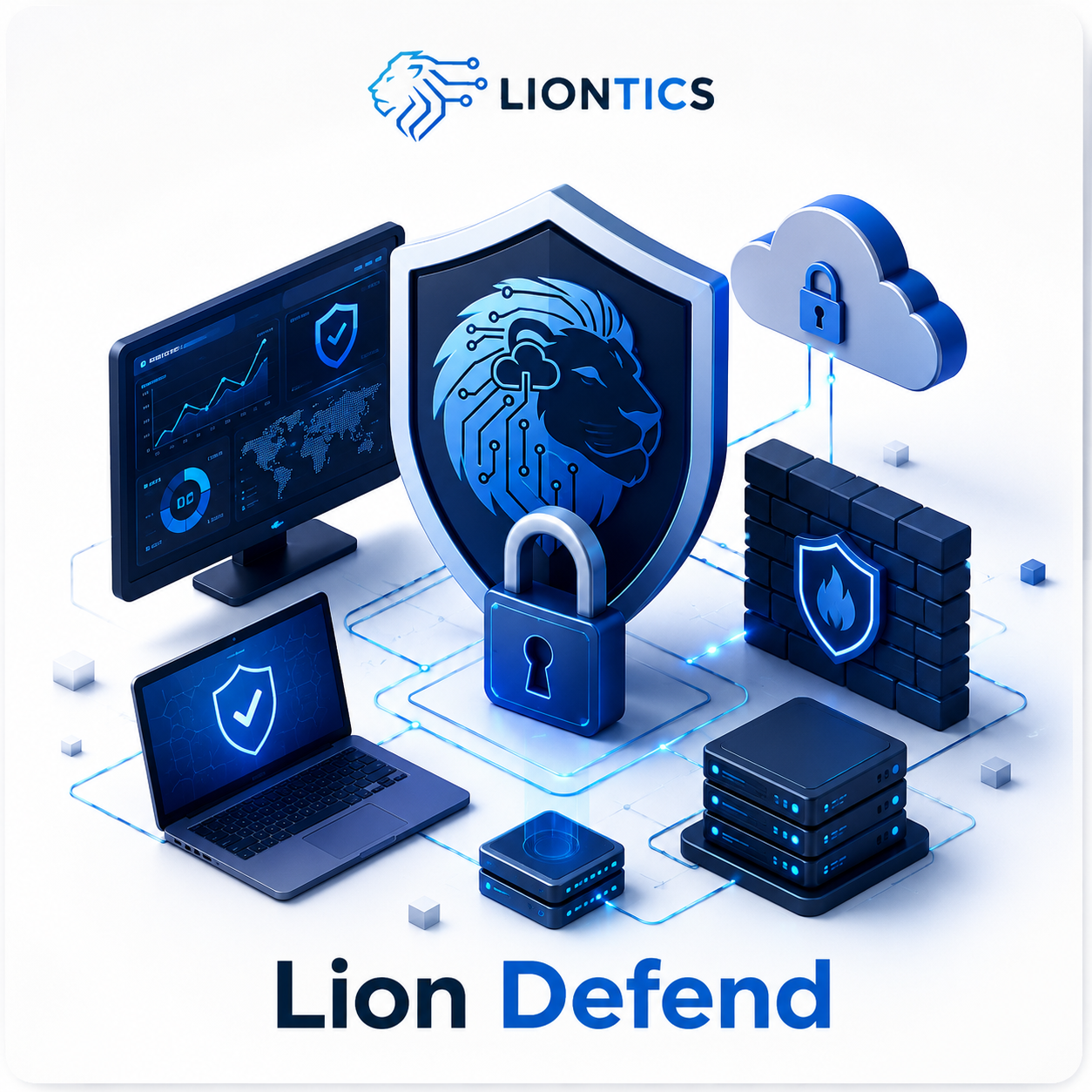 lion defend